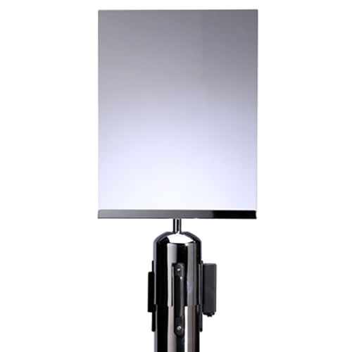 A4 Portrait Paper sign Holder For Retractable Barrier Post | Post Not Included